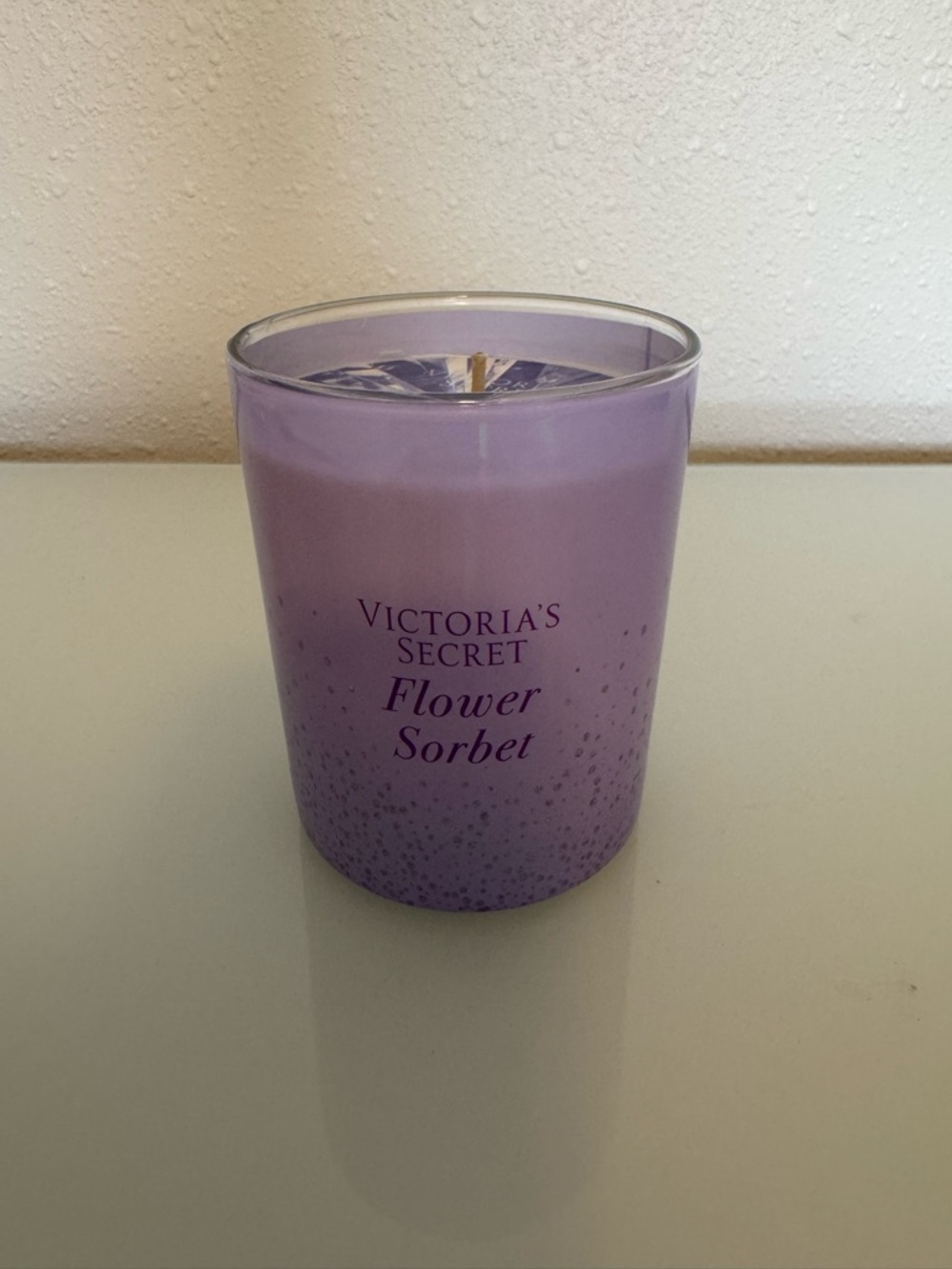 Victoria's Secret Flower Sorbet Candle - Lavender Purple, 9 oz. Never used